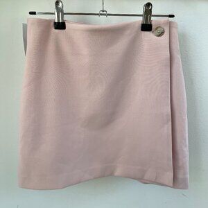 New Aritzia Pink Babaton wrap mini skirt size 2